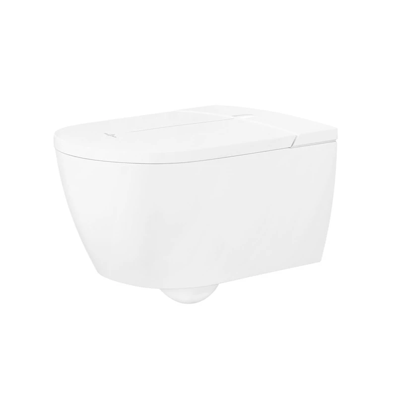 Villeroy Viclean-I100 zuhanyzós wc csésze, mélyöblítésű wc perem nélküli, alulra szerelhető,DirectFlush mély