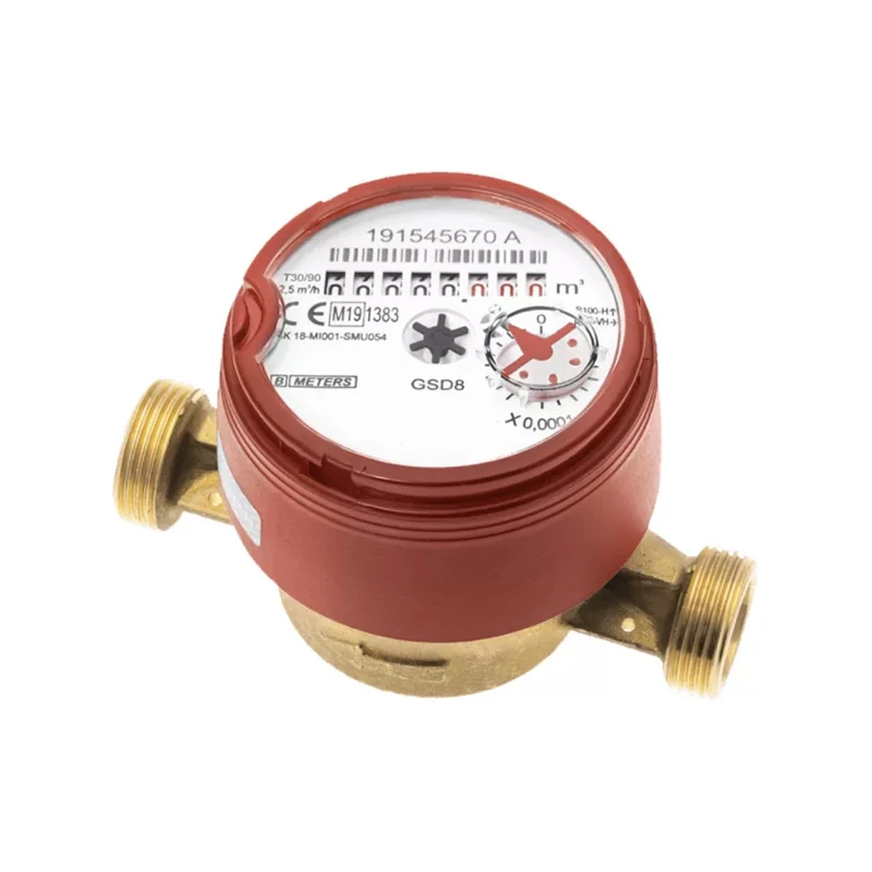 Vízóra 1/2" GSD8-AC  1/2" meleg Antimag 15mm 110 mm Q3=2,5 m3/h