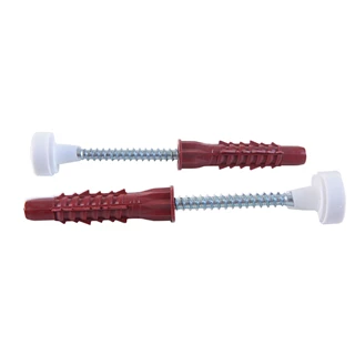 WC rögzítő csavar hatlap fejű+ tipli