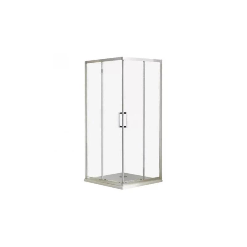 Wellis Apollo két tolóajtós szögletes zuhanykabin Easy Cleannel, 90x90x190 cm