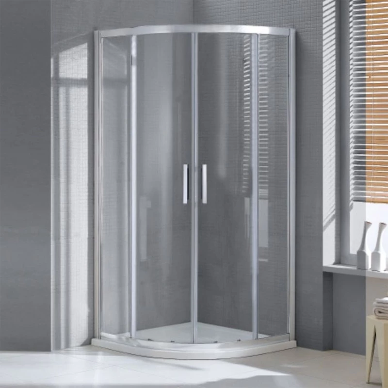 Wellis Aquarius 90 két tolóajtós íves zuhanykabin Easy Cleannel 90x90x190 cm
