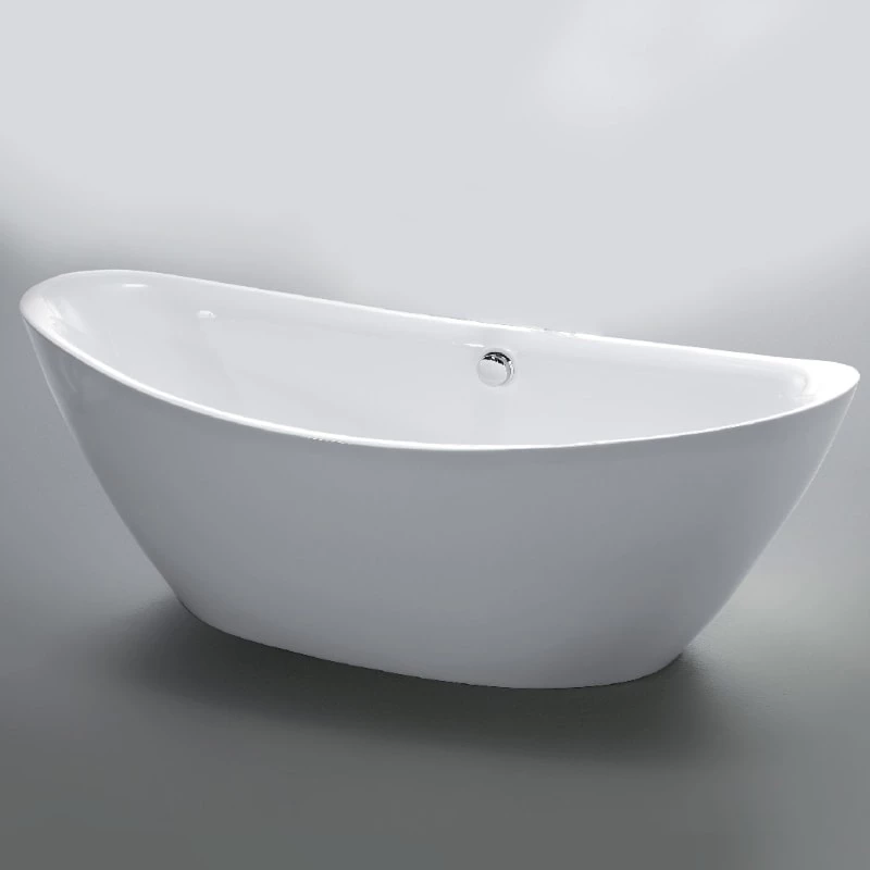 Wellis Arezzo White akril térkád fehér külsővel, 180x87x65 cm, 190 l