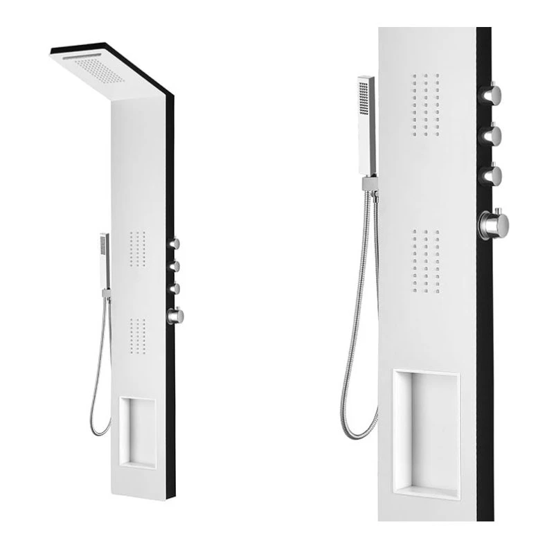 Wellis Bonita termosztátos zuhanypanel, 24x165 cm