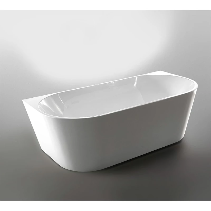 Wellis Calabria White akril térkád, beépített le- és túlfolyóval, 170x80x58 cm, szintezőlábbal, 270 l
