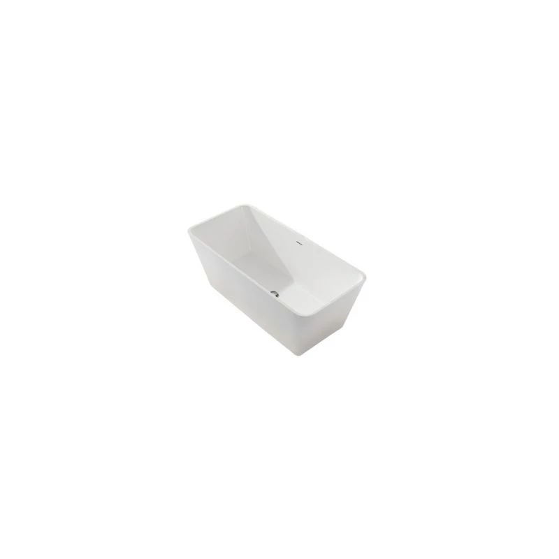Wellis Carib Matt White öntöttmárvány szabadon álló kád, 1675x850x530 mm, 315 l