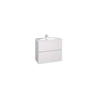 Wellis Elois white 60, 2 fiókos mosdószekrény, 59x45x55 cm, magasfényű fehér, fürdőszoba bútor