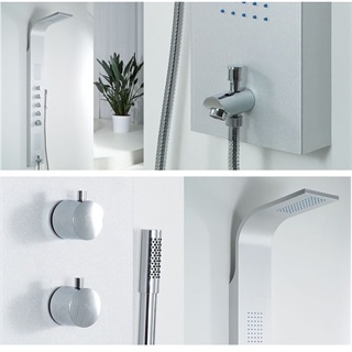 Wellis Mariner Silver termosztátos zuhanypanel