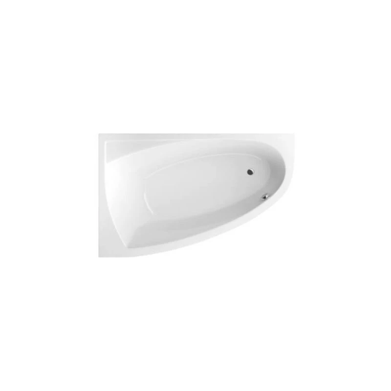 Wellis Matana balos aszimmetrikus kád 160, 160x100x60 cm, lábbal, 215 l