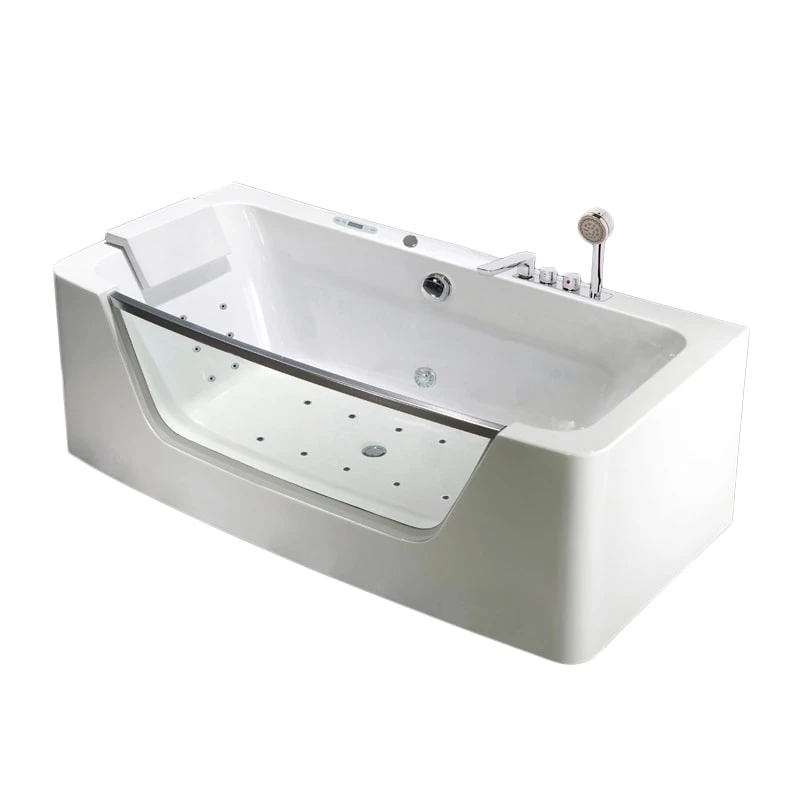 Wellis Rhone akril kád, E-Drive™Flipper csapteleppel, 170x85x58 cm, 230 l