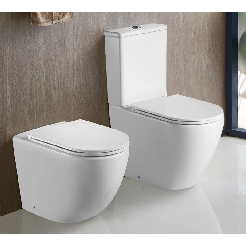 Wellis Sophia monoblokkos WC, Rimless WC-csészével