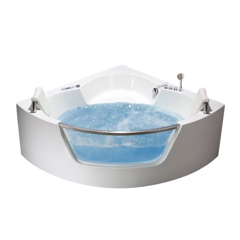 Wellis Tivoli akril kád, E-Drive, Flipper csapteleppel, 150x150x58 cm, 320 l (gyártási kód WK00178)