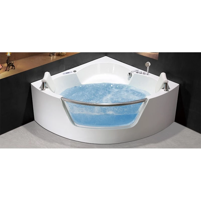 Wellis Tivoli akril kád, E-Drive, Flipper csapteleppel, 150x150x58 cm, 320 l (gyártási kód WK00178)
