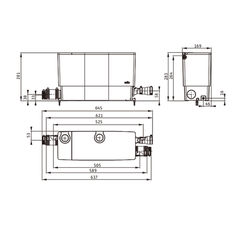 Wilo-DrainLift MINI5-XS/C szennyvízátemelő szivattyú