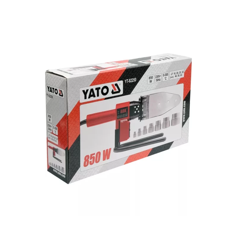 Yato csőhegesztő 850W 16, 20, 25, 32, 40, 50, 63mm