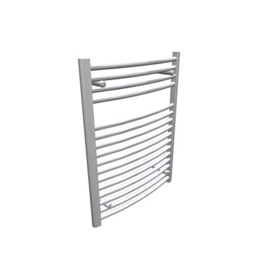 Zehnder Aura Bow törölközőszárító radiátor íves, fehér, 595x1856 mm, 1159 W