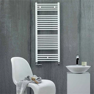 Zehnder Aura törölközőszárító radiátor egyenes, fehér, 500x1217 mm
