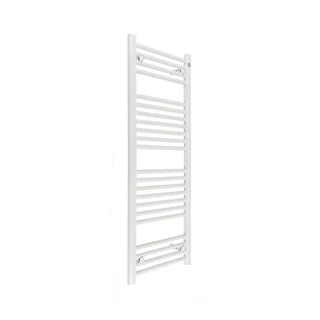 Zehnder Aura törölközőszárító radiátor egyenes, fehér, 500x1469 mm, 631 W, kötéstáv 450 mm