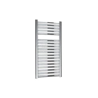 Zehnder Aura törölközőszárító radiátor egyenes, króm, 600x1217 mm, 390 W, kötéstáv 550 mm