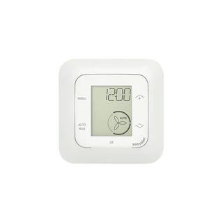 Zehnder ComfoSense C55 vezérlőegység, ComfoAir Q350/450/600 gépekhez, 2 darab RAL 9016 és 2 darab RAL 9001 borítóval