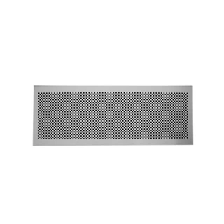 Zehnder Formatervezett, négyzet takarórács, Vienna, nemesacél, NA 125 csatlakozás, 160 x 160 mm, CLRF/TVA-hoz