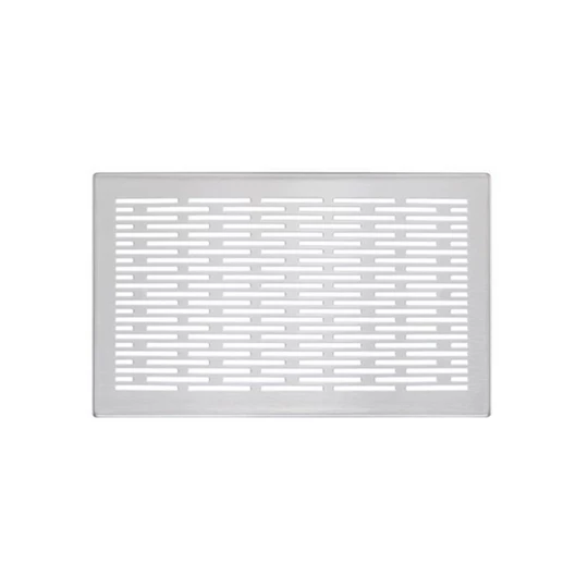 Zehnder Formatervezett takarórács, Genua, fehér, be- és elvezetett levegőhöz, 260 x 160 mm, CLD-P, CLD-WC-hez