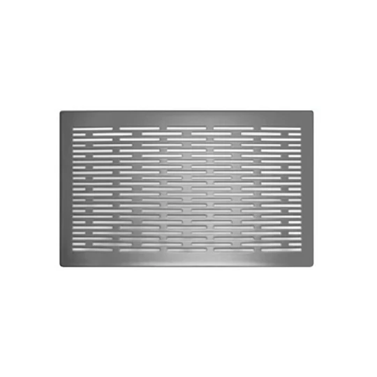Zehnder Formatervezett takarórács, Genua, nemesacél, be- és elvezetett levegőhöz, 260 x 160 mm, CLD-P, CLD-WC-hez