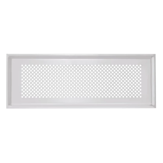 Zehnder Formatervezett takarórács, Pisa, fehér, be- és elvezetett levegőhöz, 260 x 160 mm, CLD-P, CLD-WC-hez