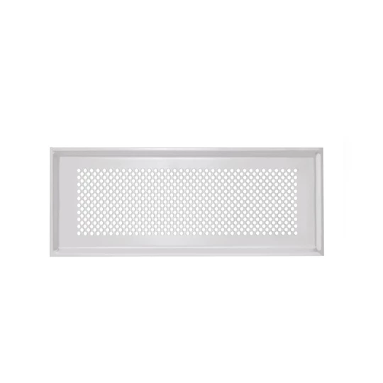 Zehnder Formatervezett takarórács, Pisa, fehér, be- és elvezetett levegőhöz, 350 x 130 mm, CLF-hez