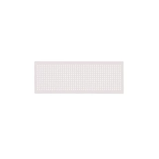 Zehnder Formatervezett takarórács, Torino, fehér, be- és elvezetett levegőhöz, 260 x 160 mm, CLD-P, CLD-WC-hez