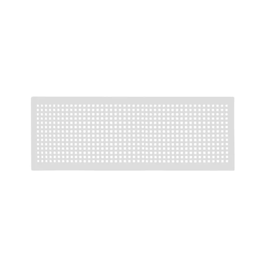 Zehnder Formatervezett takarórács, Torino, fehér, be- és elvezetett levegőhöz, 350 x 130 mm, CLF-hez