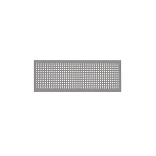 Zehnder Formatervezett takarórács, Torino, nemesacél, be- és elvezetett levegőhöz, 260 x 160 mm, CLD-P, CLD-WC-hez