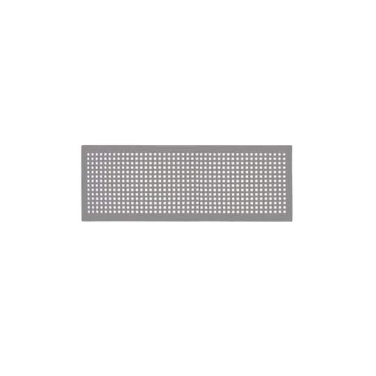 Zehnder Formatervezett takarórács, Torino, nemesacél, be- és elvezetett levegőhöz, 260 x 160 mm, CLD-P, CLD-WC-hez