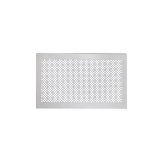 Zehnder Formatervezett takarórács, Venezia, fehér, be- és elvezetett levegőhöz, 260 x 160 mm, CLD-P, CLD-WC-hez