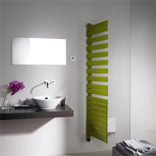 Zehnder Roda Twist Spa Air törölközőszárító radiátor 1344x550 mm, Spring Green (0846)