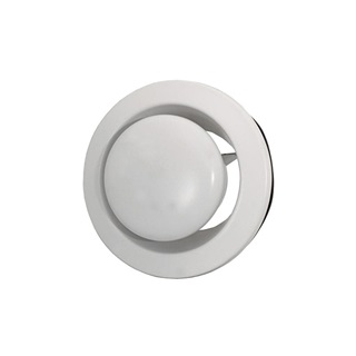 Zehnder STC 100/125 kivezetett levegő tányérszelep, NA 100/125, átmérő= 150, CLRF/TVA-hoz használható, műanyag, fehér