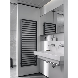 Zehnder Subway törölközőszárító radiátor 1549X600 mm, Black Matt (RAL0557)