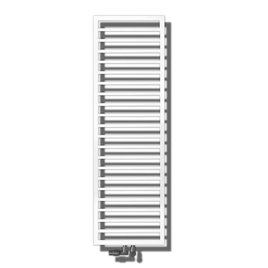 Zehnder Subway törölközőszárító radiátor  973x450 mm, Traffic White (RAL9016)