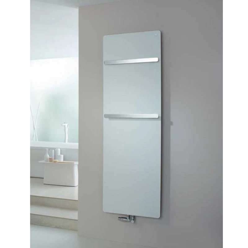 Zehnder Vitalo Bar törölközőszárító radiátor 1250x500 mm, Traffic White (RAL9016)