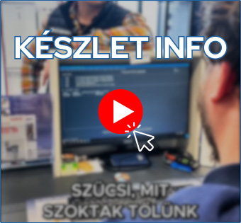 Készlet információ