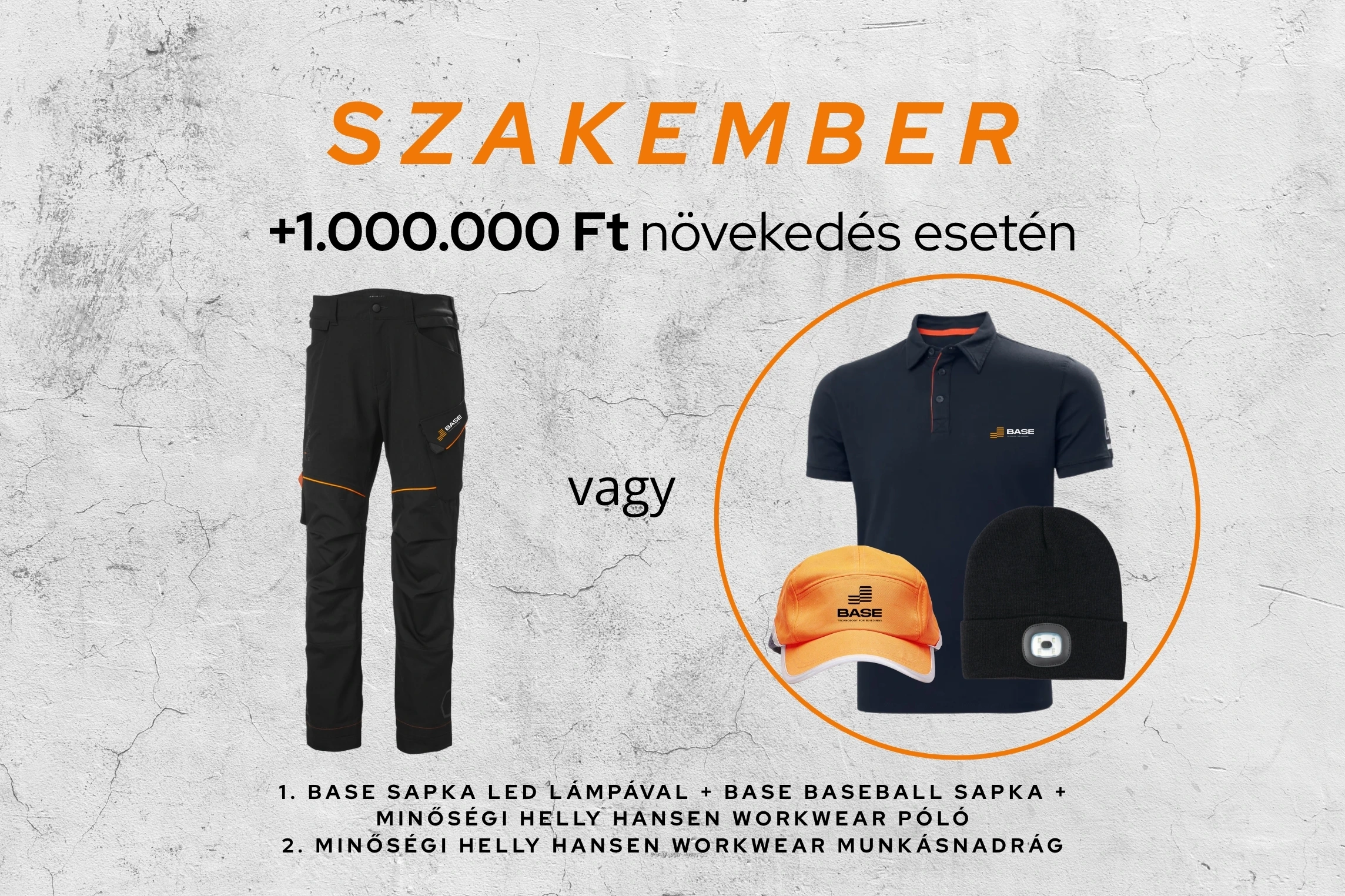 SZAKEMBER – +1.000.000 Ft növekedés esetén