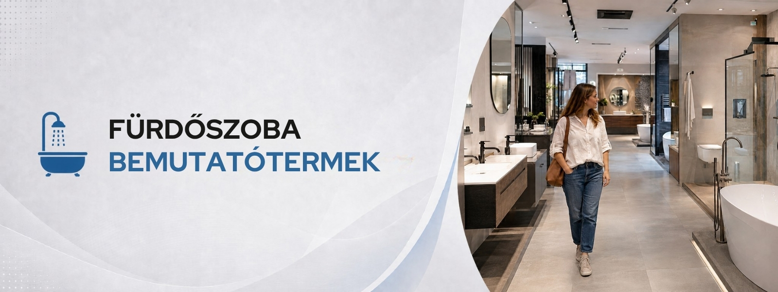 Fürdőszoba bemutatóterem – Ferenczi Épületgépészet